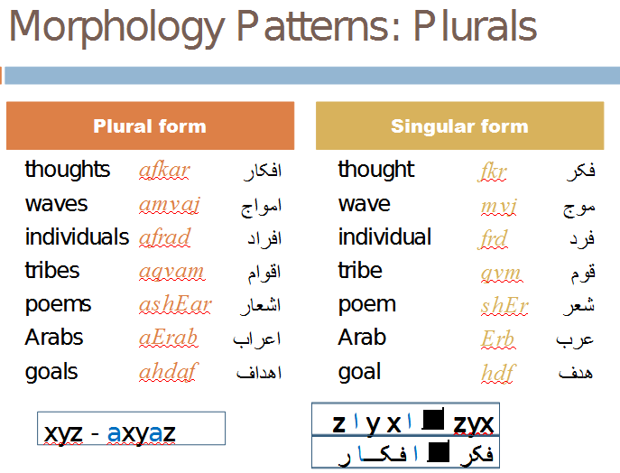 singular or plural after any